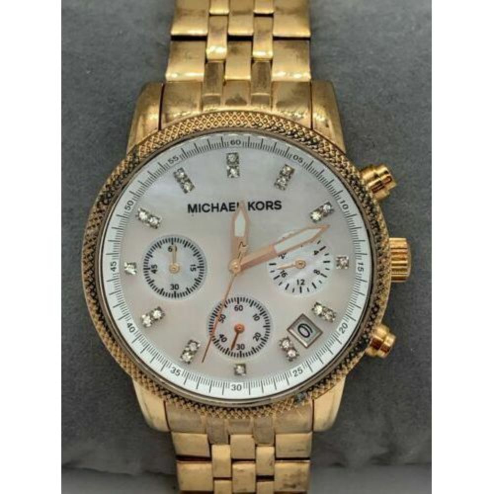 Michael Kors MK5026 Women's Watch 36mm Analog Stainless Steel Bracelet 100M D240